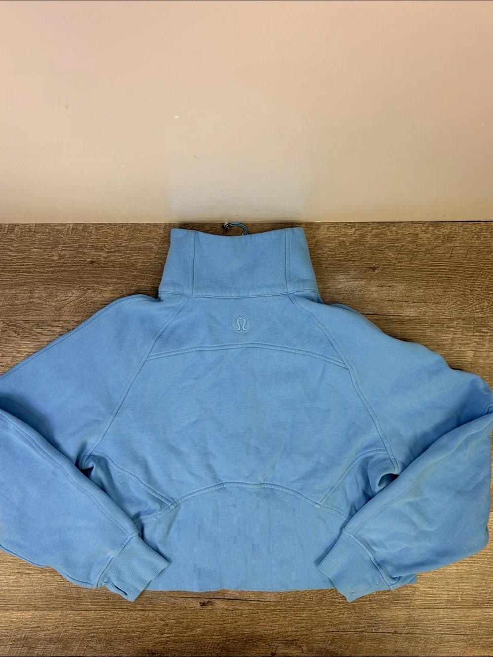 Lululemon Scuba Oversized Funnel-Neck Half Zip Aero Blue M/L